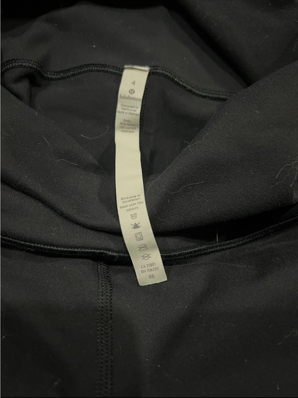 lululemon athletica soft black